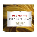 Charles et César Desperate 2024 Pays d'Oc Chardonnay - Vin blanc de Languedoc - Bio