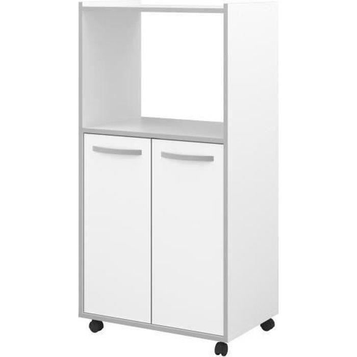 OSLO Kitchen trolley L 60cm White