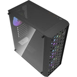 DARKFLASH - DF-DK351CL6-BK - DK351 - Boitier PC sans alimentation - Moyen tour - Format ATX - Noir