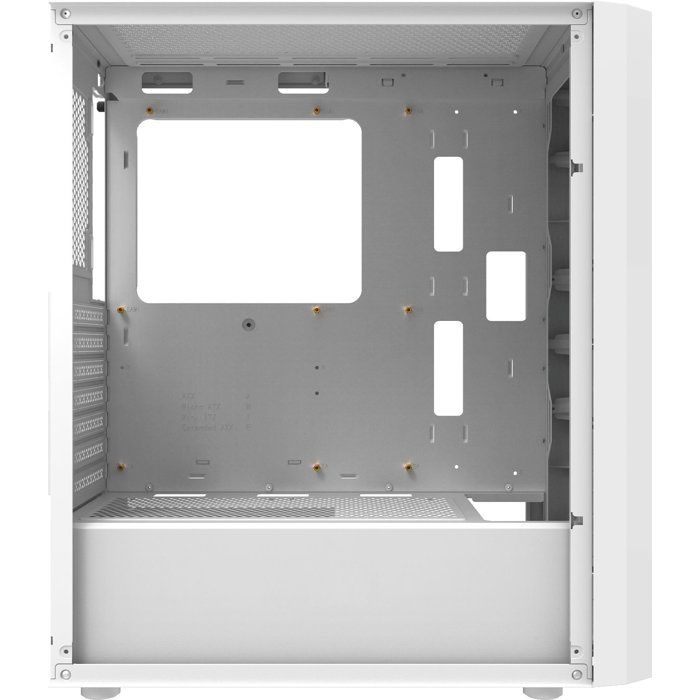 DARKFLASH - DF-DK351CL6-WH - DK351 - Boitier PC sans alimentation - Moyen tour - Format ATX - Blanc
