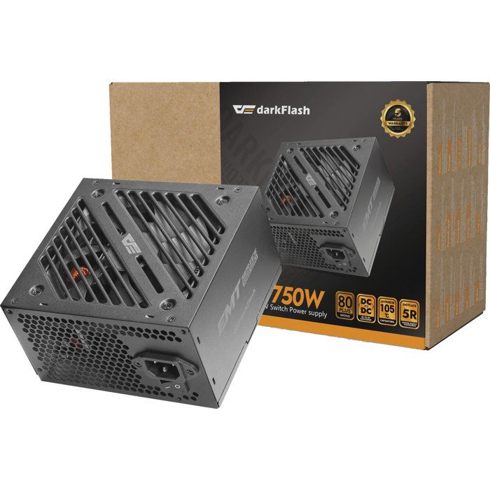 DARKFLASH EMT - Alimentation PC non modulaire - 750 W - 80Plus Bronze