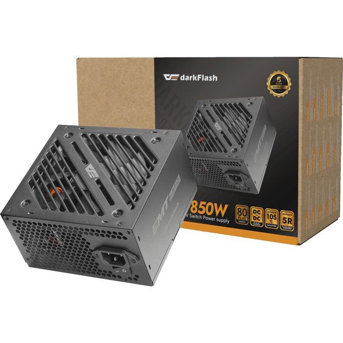 DARKFLASH EMT - Alimentation PC non modulaire - 850 W - 80Plus Bronze
