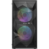 DARKFLASH - DF-M305MCL12-BK - M305 Mesh - Boitier sans alimentation - Mini tour - Format Micro-ATX - Noir
