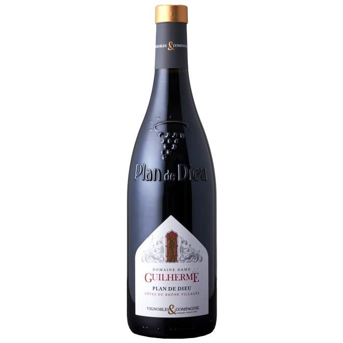 Domaine Dame Guilherme Plan de Dieu 2024 Côtes du Rhône Villages - Vin rouge de la Vallée du Rhône