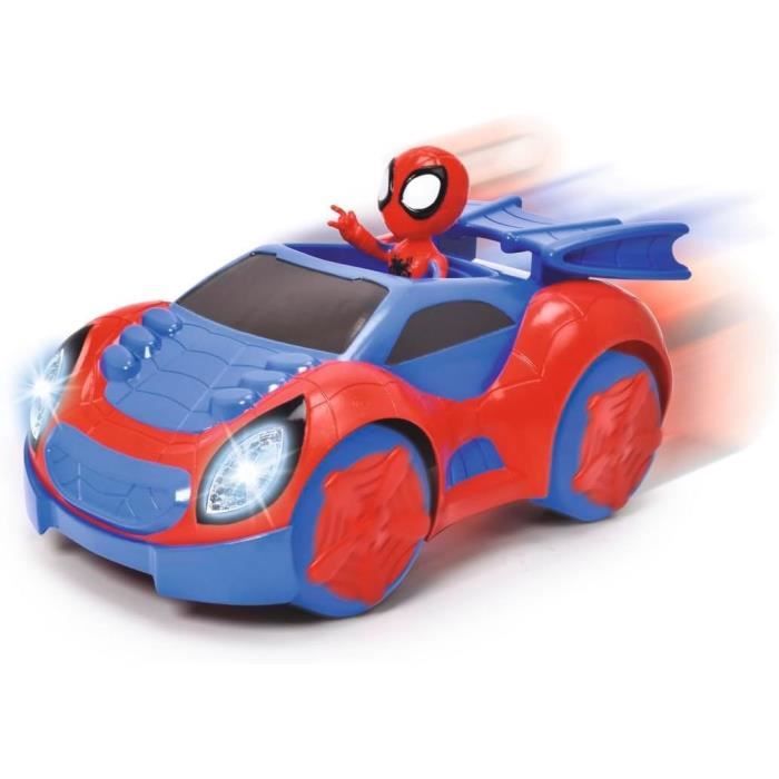 SMOBY - Spidey - Voiture radiocommandée - 17cm - Figurine Spidey incluse