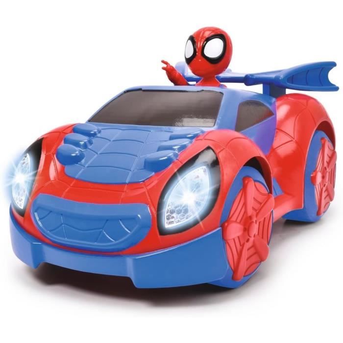 SMOBY - Spidey - Voiture radiocommandée - 17cm - Figurine Spidey incluse