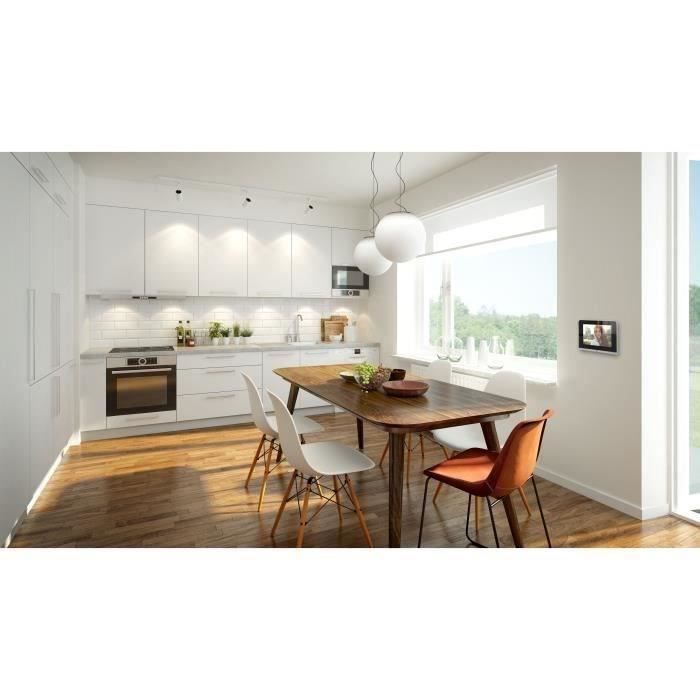 Kit interphone multi-appartement - DiO CONNECTED HOME - Unité extérieure 2 boutons - 2 écrans 7Kit interphone multi-appartement - D