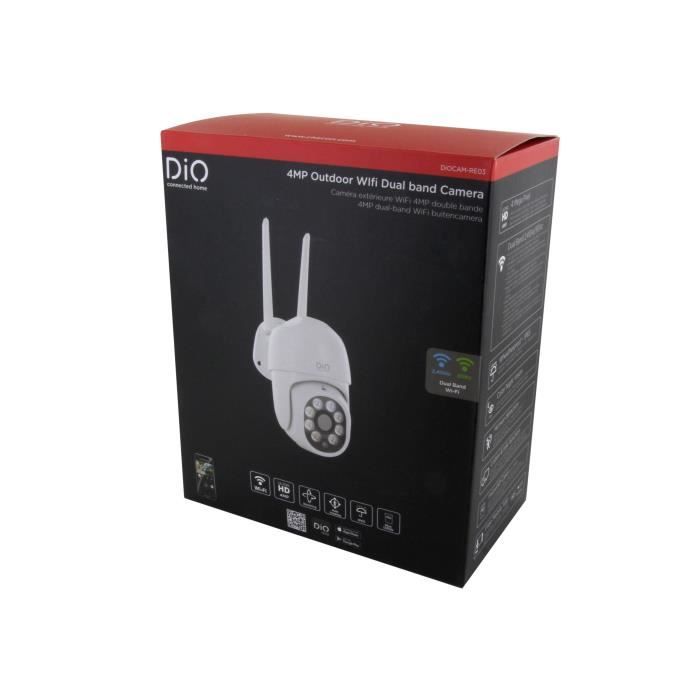 Caméras extérieures - DIO CONNECTED HOME - Lot de 2 - Dual band filaires rotatives - 4MP