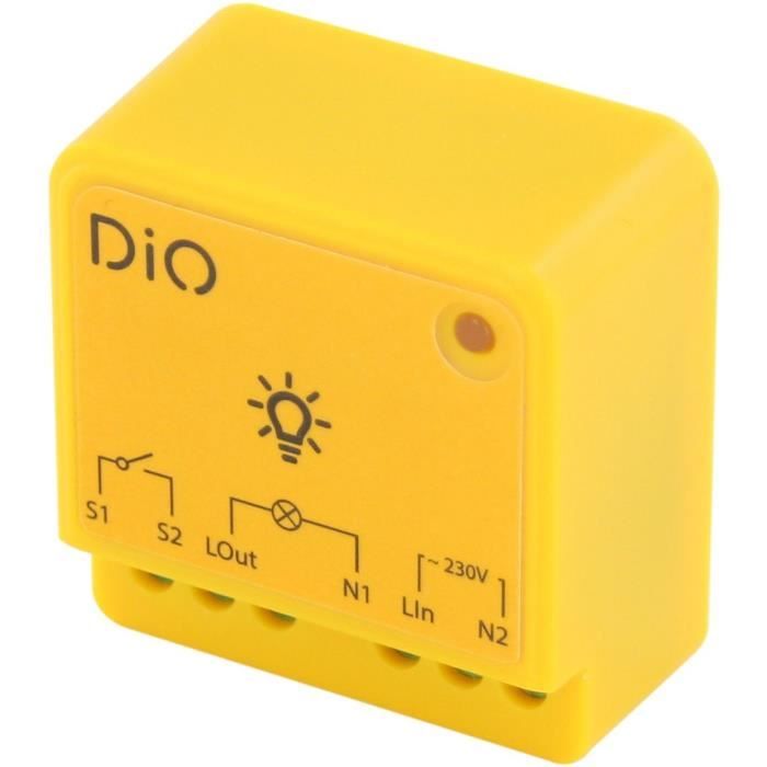 Lot de 2 modules éclairage - DiO CONNECTED HOME - On/Off 1000W - 433 MHz / Zigbee / BLE