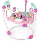 DISNEY BABY - MINNIE - Aire d'éveil bébé multi-jouets, siege sauteur a rebonds évolutif, pivotant a 360°, Cadeau Noel bébé