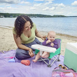 DISNEY BABY -PETITE SIRENE- Rehausseur de chaise pliable, nomade, de voyage, Léger et facile a nettoyer, Sac de transport inclus