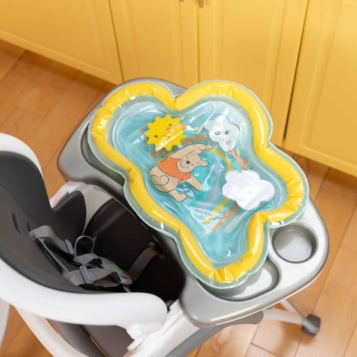 DISNEY BABY -WINNIE- Tapis d'eau pour bébé, jeu sensoriel et d'éveil?, gonflable, facile a nettoyer, pliable, des la naissance