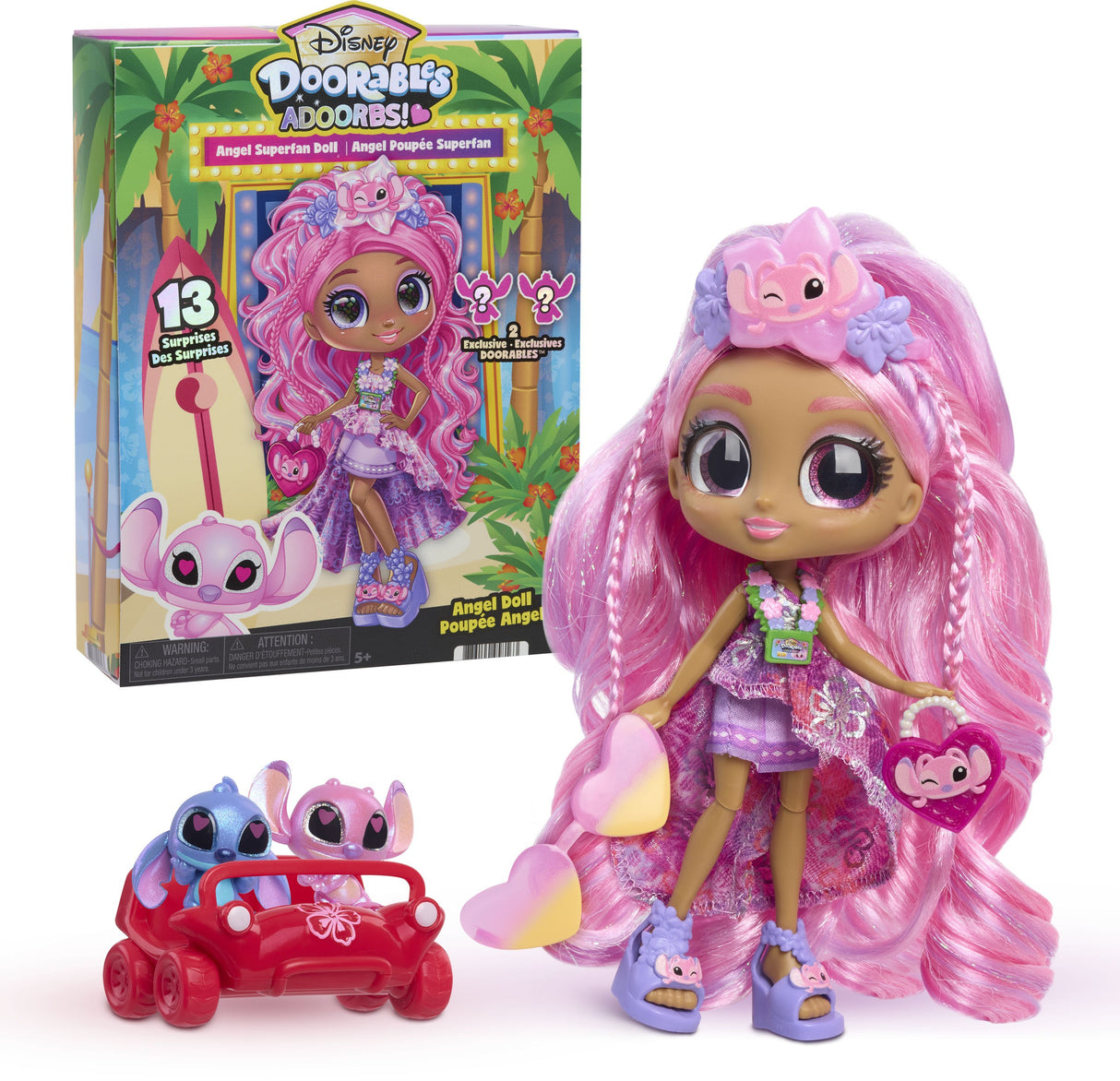 Poupées Angele Adoorbs Disney Doorables, poupées a Collectionner, Jouets pour Enfants de 5 Ans et Plus