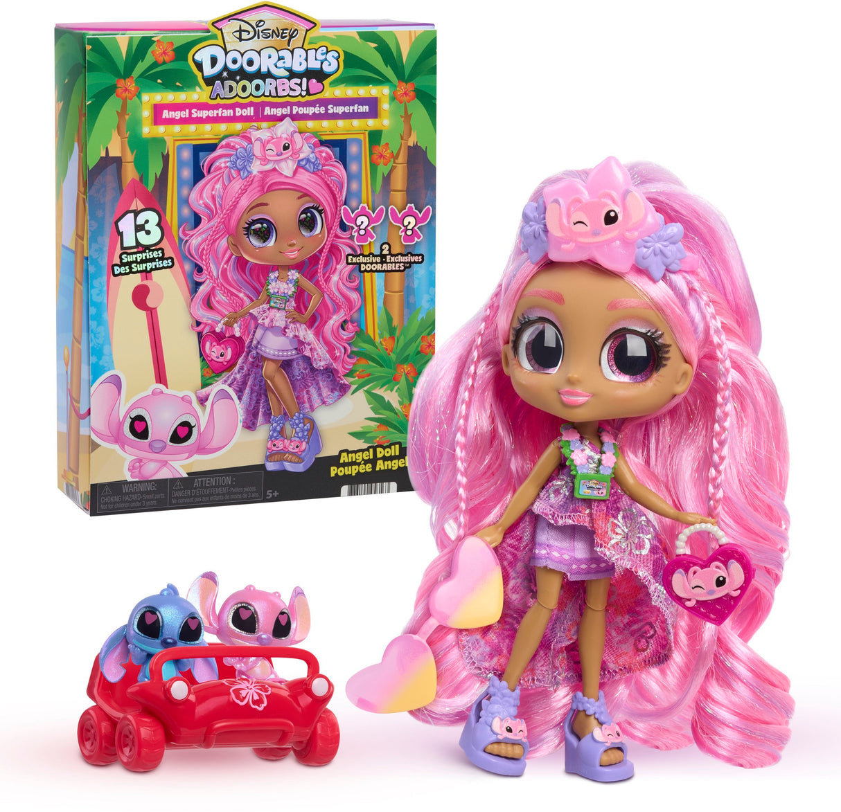 Poupées Angele Adoorbs Disney Doorables, poupées a Collectionner, Jouets pour Enfants de 5 Ans et Plus