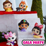 Doorables Coffret 4 mini-figurines DISNEY, Let's Party Multi Peek, Modele aléatoire a collectionner, Des 5 ans