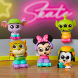 Doorables Coffret 4 mini-figurines DISNEY, Let's Party Multi Peek, Modele aléatoire a collectionner, Des 5 ans