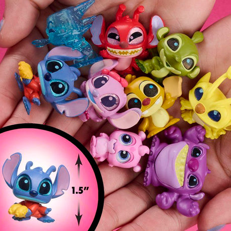 Doorables Stitch Coffret collector, Doorables Disney, Figurine a collectionner de 3,8 cm, Des 5 ans