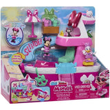 Jouet interactif - DISNEY MINNIE MOUSE - Le Yacht de Minnie - Yacht avec 14 accessoires, tenues changeantes et piscine