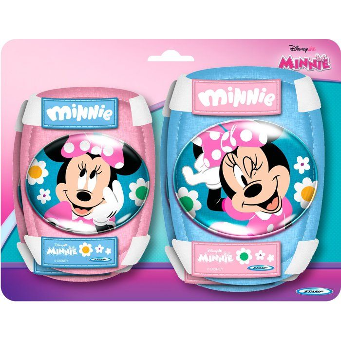 Coudieres & Genouilleres - DISNEY - Minnie - Taille unique avec des sangles élastiques et systemea scratch - Rose