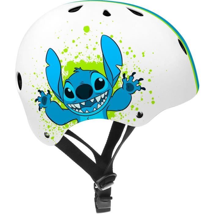 Skate Helmet - DISNEY - STITCH - Adjustable head circumference 53/57cm - Vents and internal foam for more comfort