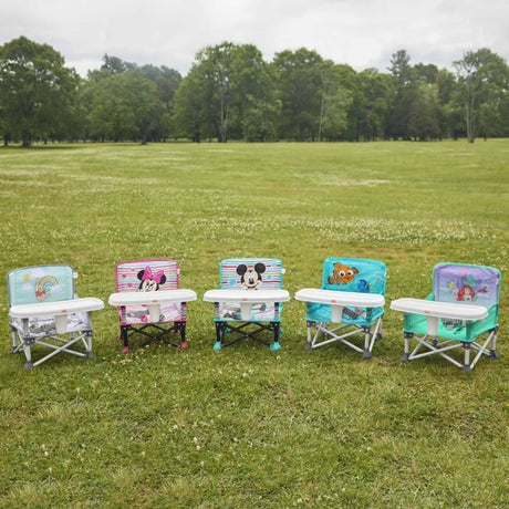 DISNEY BABY -MICKEY- Rehausseur de chaise pliable, nomade, de voyage, Léger et facile a nettoyer, Sac de transport inclus
