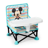 DISNEY BABY -MICKEY- Rehausseur de chaise pliable, nomade, de voyage, Léger et facile a nettoyer, Sac de transport inclus