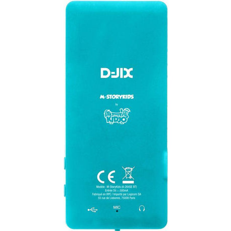 Baladeur a histoire - D-JIX- M-STORYKIDS - 2,4 -  + de 150 histoires intégrées - Autonomie 25h - Bluetooth - 4GB - 300 mAh - USB-C