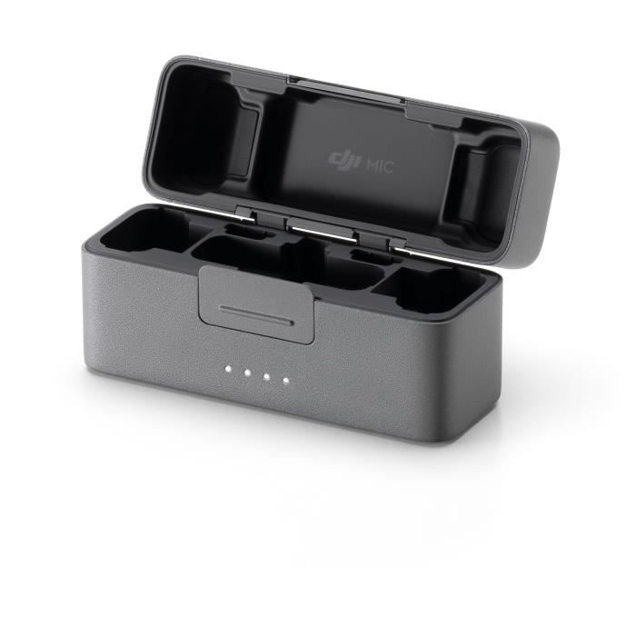 Boîtier de charge - DJI - Mic 2 - Autonomie jusqu'a 18 h - Connexion instantanée