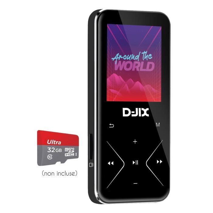 Baladeur MP4 - LOGICOM - M500 - 8GB - Bluetooth 4.0 - Noir