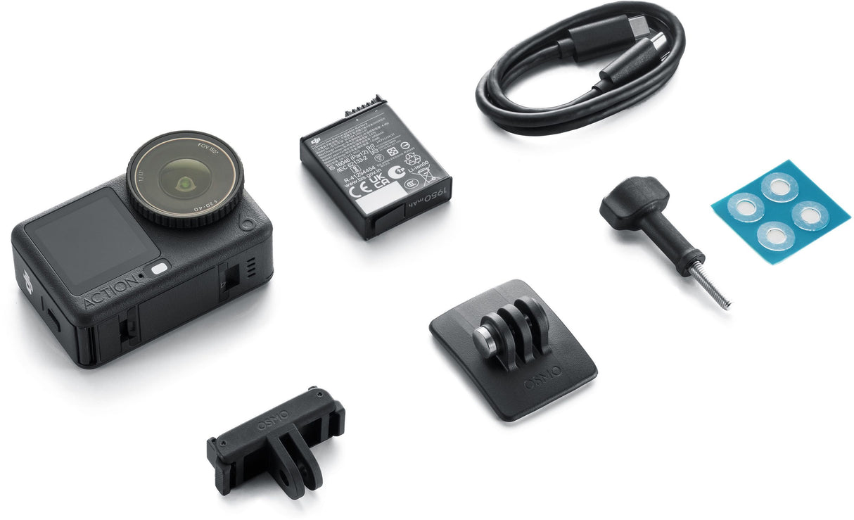 Caméra sport - DJI - Osmo Action 6 Standard Combo - Capteur carré 1/1,1- Autonomie 4 h - Stockage 50 Go - Étanchéité a 20 m