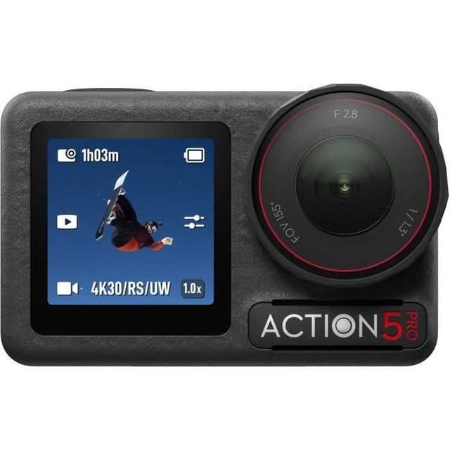 Osmo Action 5 Pro Standard Combo - DJI - CMOS 1/1,3 - Ecran tactile - UHD 4K120, 2.7K120, 1080p240 - 12 Mpx - Bluetooth 5.0 - Wifi
