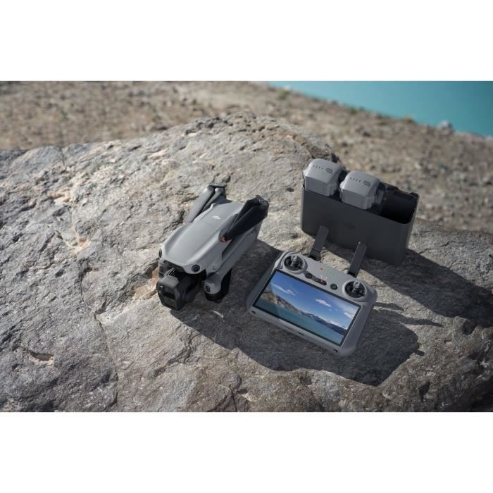 Drone - DJI - Air 3S Fly More Combo (- DJI - RC 2) - Double Caméra CMOS 1 et Télécam 70mm - 14 Stops de Plage Dynamique - RTH Int