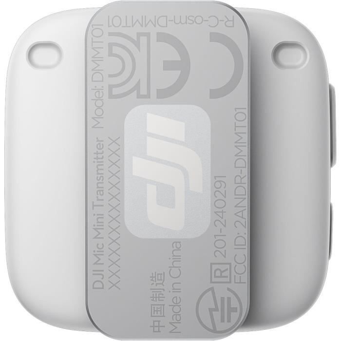 Émetteur sans fil - DJI - Mic Mini - Arctic White - Ultra-léger et compact