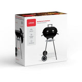 Barbecue a charbon - LIVOO - DOC172N - Surface de cuisson Ř 41 cm - Grille en acier chromé - Cuve et couvercle en acier émaillé