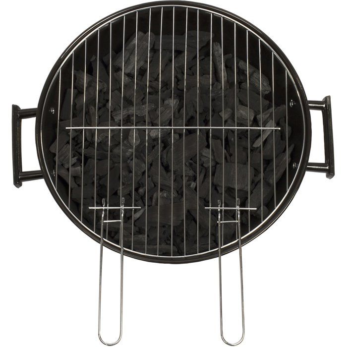 Barbecue a charbon - LIVOO - DOC172N - Surface de cuisson Ř 41 cm - Grille en acier chromé - Cuve et couvercle en acier émaillé