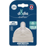 Tétine multi-perforée anti-colique - DODIE - Débit 4 - +6 mois - Liquide épais