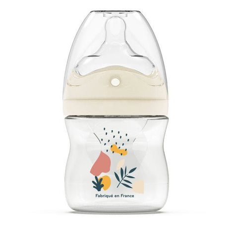 Biberon anti-colique - DODIE - 150 ml - Tétine multi-perforée biomimétisme - +0 mois - Débit 1 - Rose