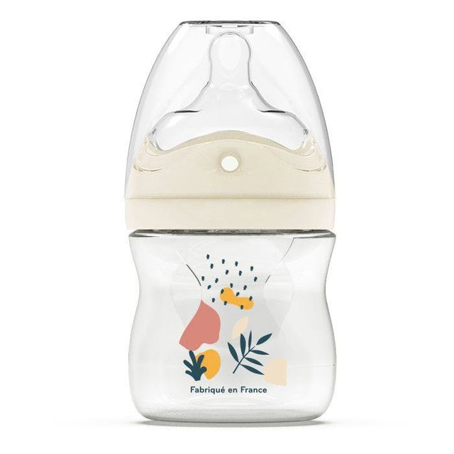 Biberon anti-colique - DODIE - 150 ml - Tétine multi-perforée biomimétisme - +0 mois - Débit 1 - Rose
