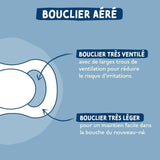 Duo sucettes anatomiques - DODIE - 0/2 mois - Crabe