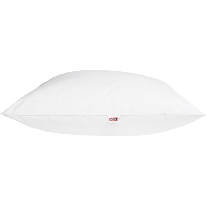 Oreiller 100% Coton - Luxor - DODO - 60 x 60 cm - Blanc