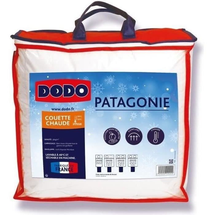 DODO Couette chaude Patagonie blanc - 200x200 cm