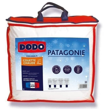 Couette Chaude - DODO - PATAGONIE - 220 x 240 cm - Blanc