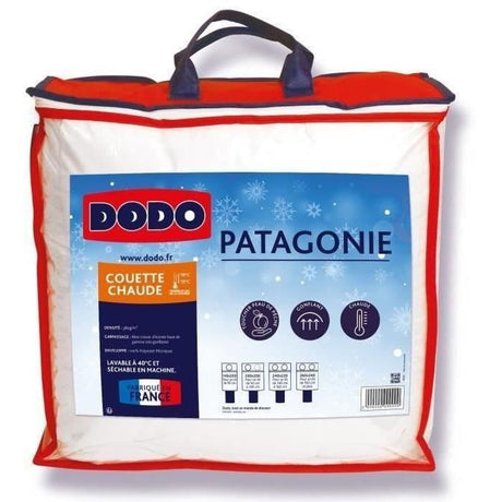 Couette Chaude - DODO - PATAGONIE - 240 x 260 cm - Blanc