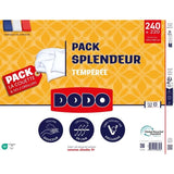 Pack couette 220 x 240 cm + 2 oreillers 60 x 60 cm - Splendeur - Garnissage 100% Polyester FCS 300 g/m² - Blanc - DODO