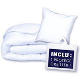 Pack Protection : Couette 140x200 cm + 1 Oreiller + 1 Protege oreiller