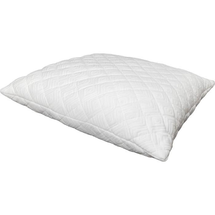 Oreiller - Le Matelassé - DODO - 60 x 60 cm - Soutien ferme - Taie déhoussable