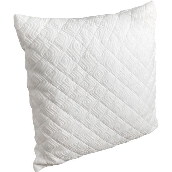 Oreiller - Le Matelassé - DODO - 60 x 60 cm - Soutien ferme - Taie déhoussable