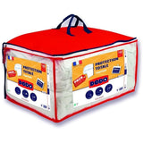 Pack Protection - Couette 200x200 cm + 2 oreillers 60x60 cm + 2 proteges oreiller 60x60 cm - Blanc