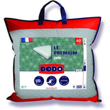 Oreiller - Le Premium - DODO - 60 x 60 cm - Mémoire de forme - Taie déhoussable - Blanc
