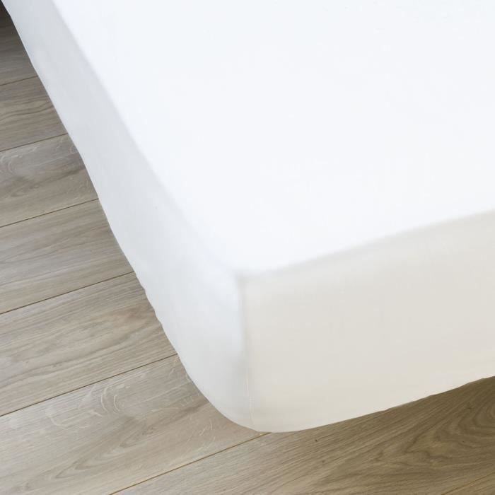 Protege matelas impermÈable - 140x190 cm - Coton/Polyester - Anti punaise de lit